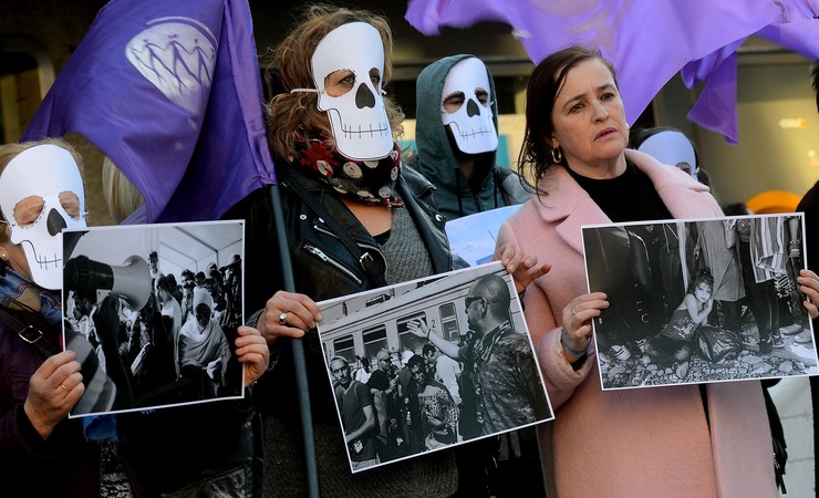 Concentración en Vigo a prol dos refuxiados