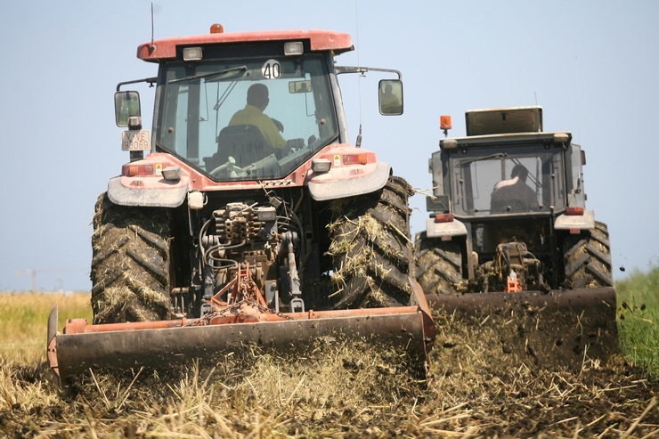 Tractores, máquinas, agricultura, maquinaria agraria, horta, labrar, campo