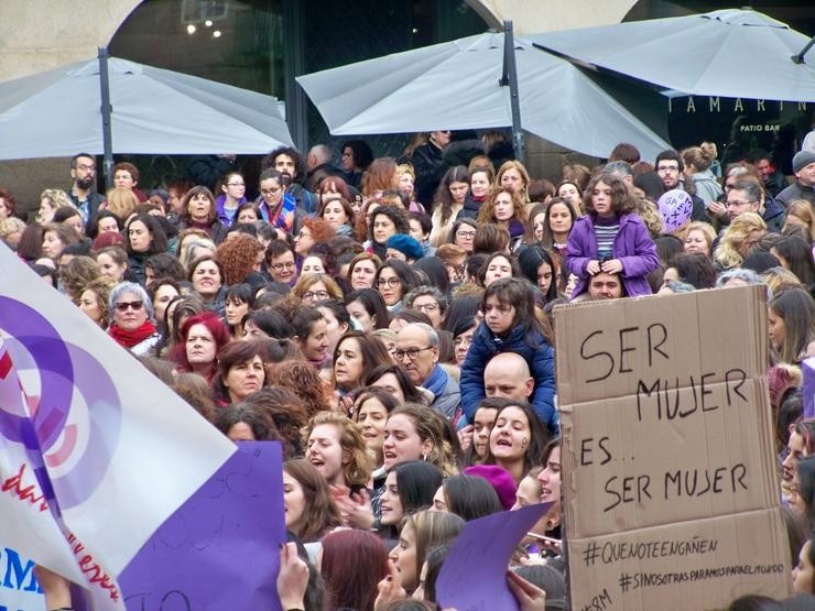 Manifestación 8M en Ourense / Arquivo