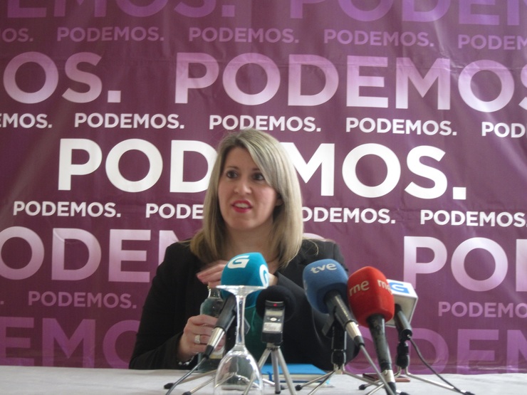 A secretaria xeral de Podemos Galicia, Carmen Santos / Europa Press