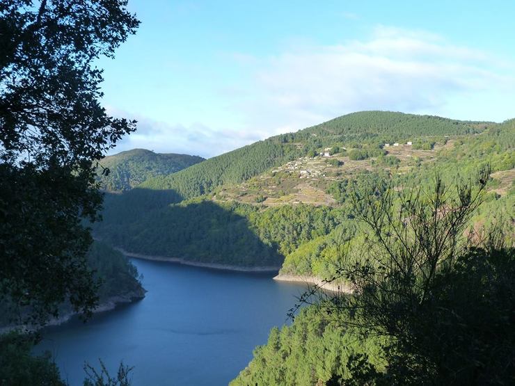 Ribeira do Miño na Míllara (Pantón). Foto: Xosé Manuel Fdez