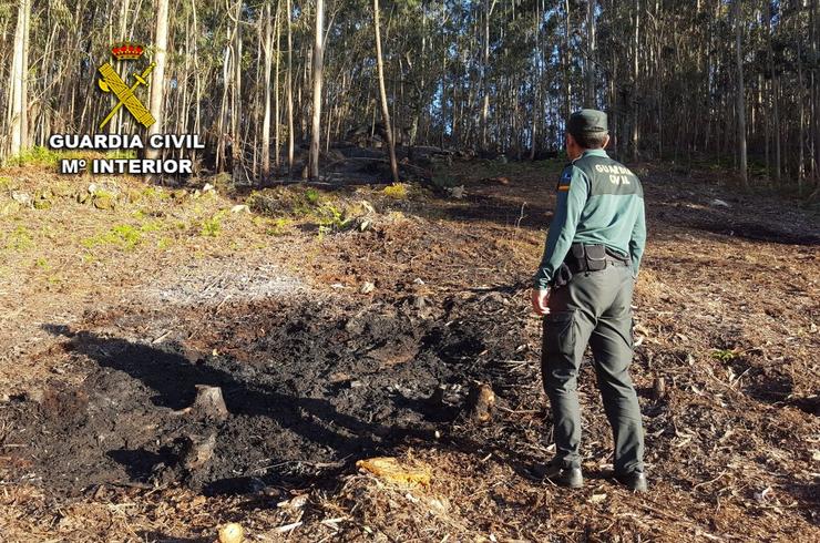 Investigado un veciño de Pontevedra por un incendio forestal / EP