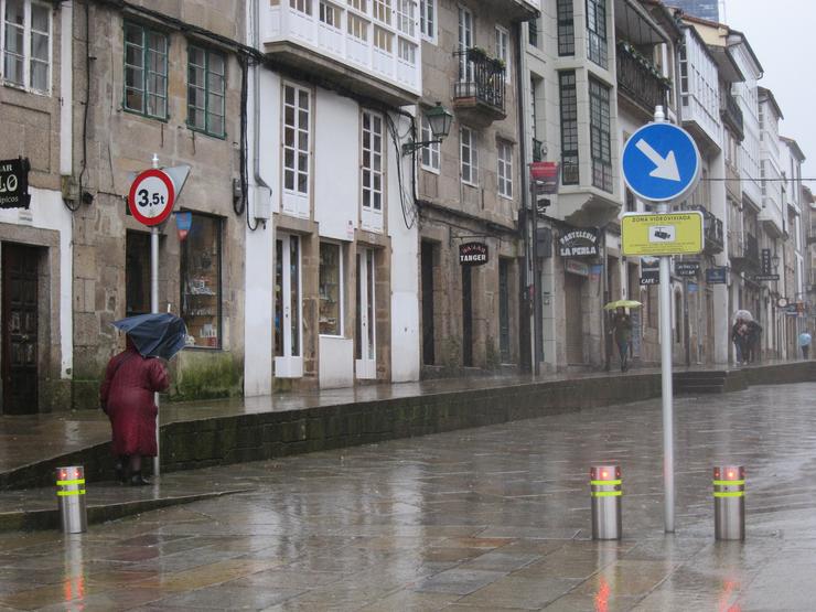 As chuvias serán este venres persistentes en Galicia