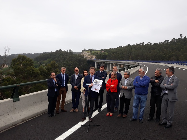 Inauguración dos dous primeiros tramos da autovía de Ou Morrazo 