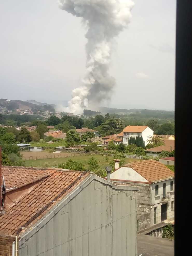 Explosión dunha empresa pirotécnica en Tui.