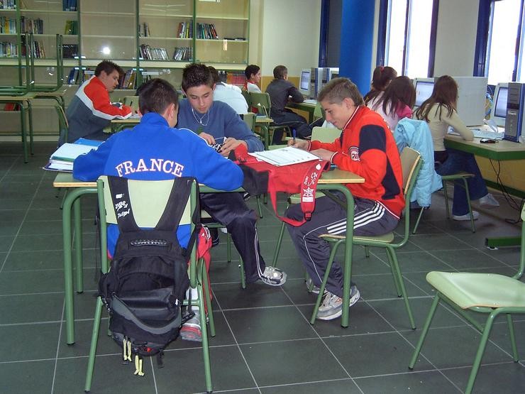 Alumnos na clase