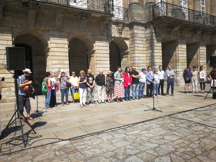 Concentración en Santiago polo Día Mundial das Persoas Refuxiadas / Europa Press