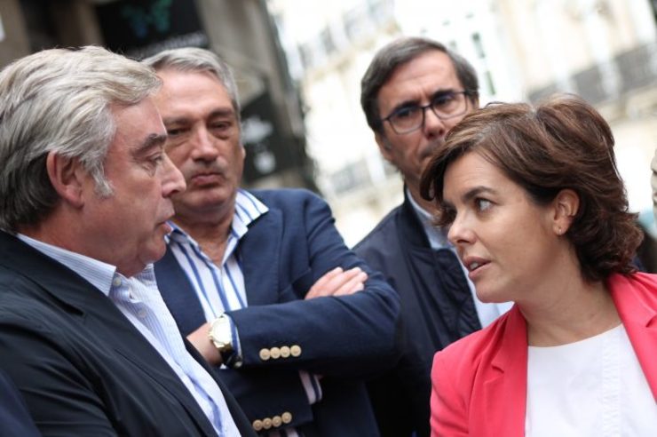 Soraya Sáenz de Santamaría, candidata á presidencia do Partido Popular, en Lugo | Óscar Bernárdez