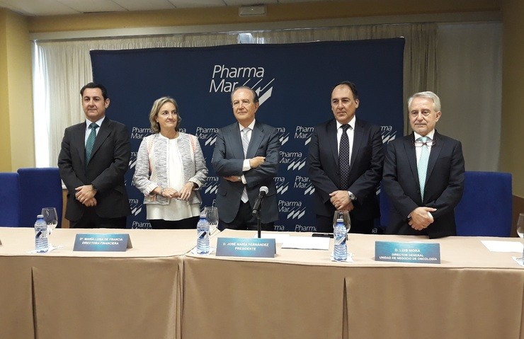 Rolda de prensa antes da xunta de accionistas de PharmaMar