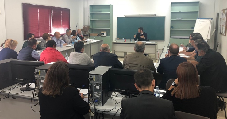 Reunión do gabinete de crise 