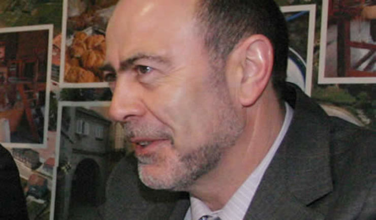 O alcalde de Allariz Francisco Suárez 