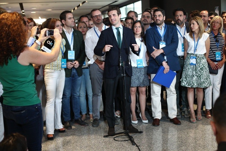 Casado, no Congreso Nacional do PP. EDUARDO PARRA / EUROPA PRESS / Europa Press