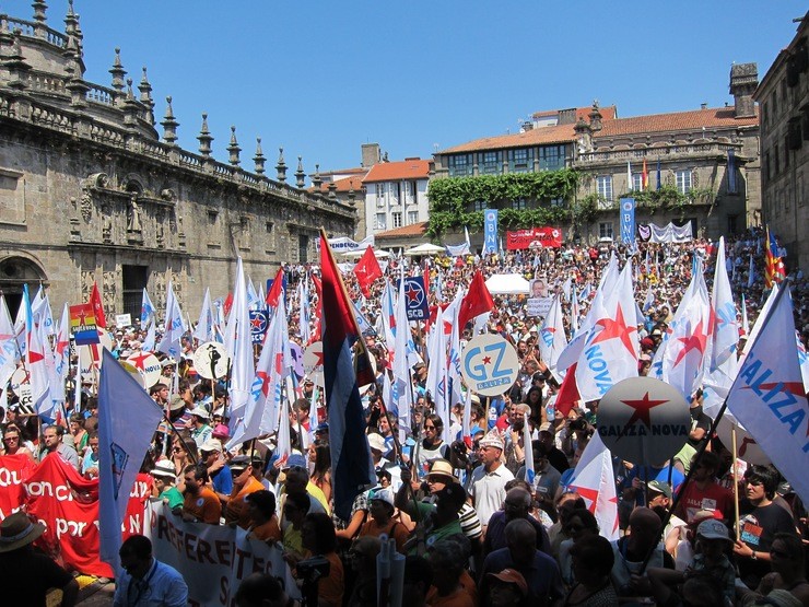 Manifestación Día da Patria BNG. EUROPA PRESS - Archivo / Europa Press
