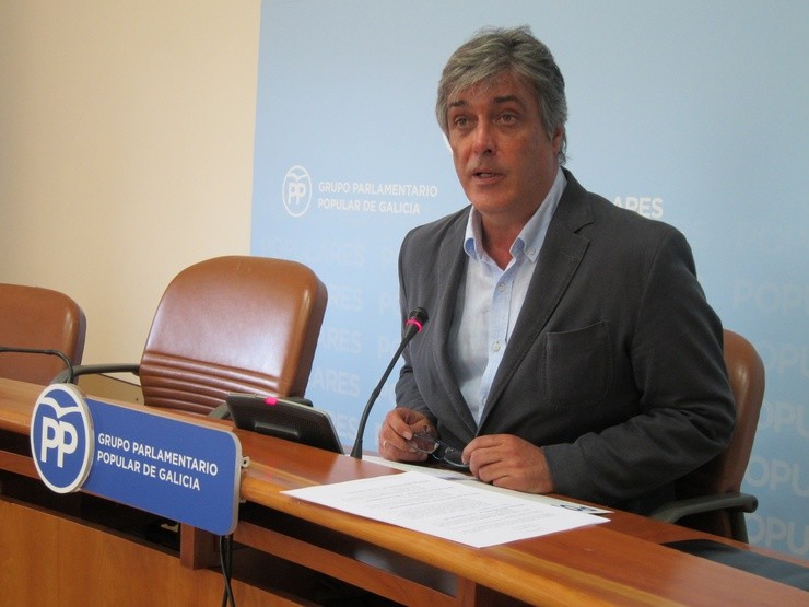 Pedro Puy, no Parlamento / Europa Press