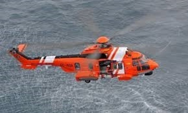 HELICÓPTERO DE SALVAMENTO MARÍTIMO. SALVAMENTO MARÍTIMO