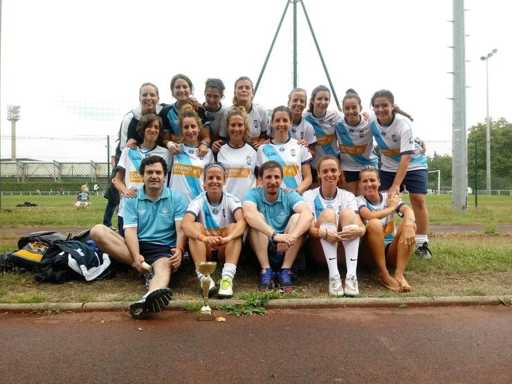 A Selección Galega feminina de Fútbol Gaélico, campioa de Europa en Lorient 