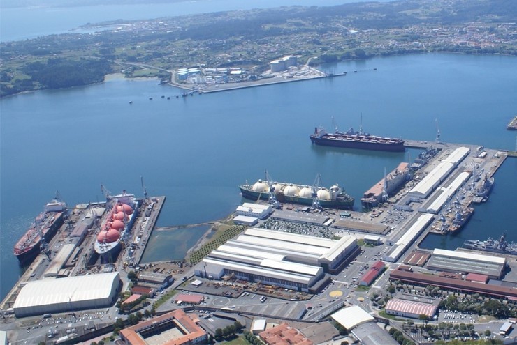 Instalacións de Navantia en Ferrol