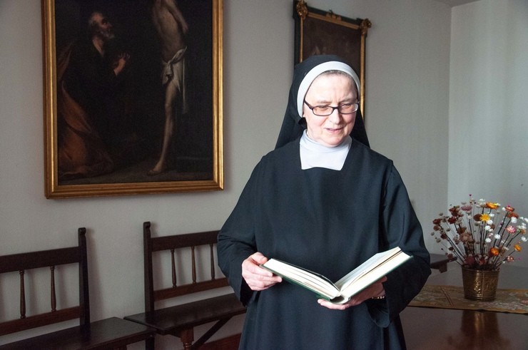 Sor María Blanca no convento de San Paio