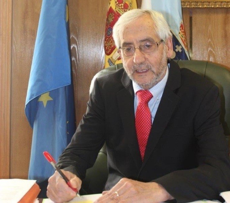 O exalcalde de Xinzo, Manuel López Casas. AYUNTAMIENTO DE XINZO DE LIMIA 