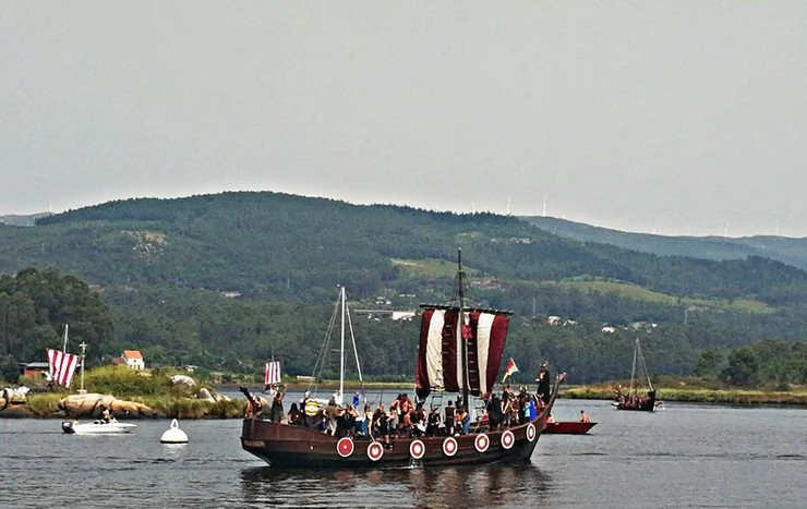 Romaría Vikinga de Catoira 2018.