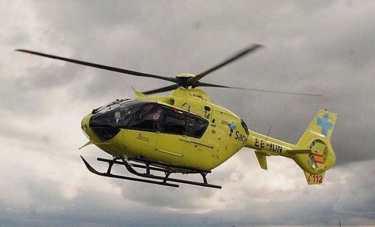 Helicóptero medicalizado / JCYL - Arquivo