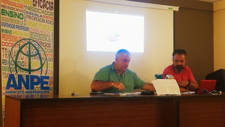 Rueda de prensa de Anpe-Galicia 
