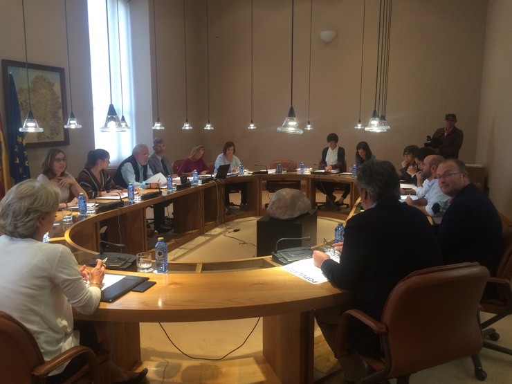 Reunión da Xunta de Portavoces no Parlamento galego. Europa Press