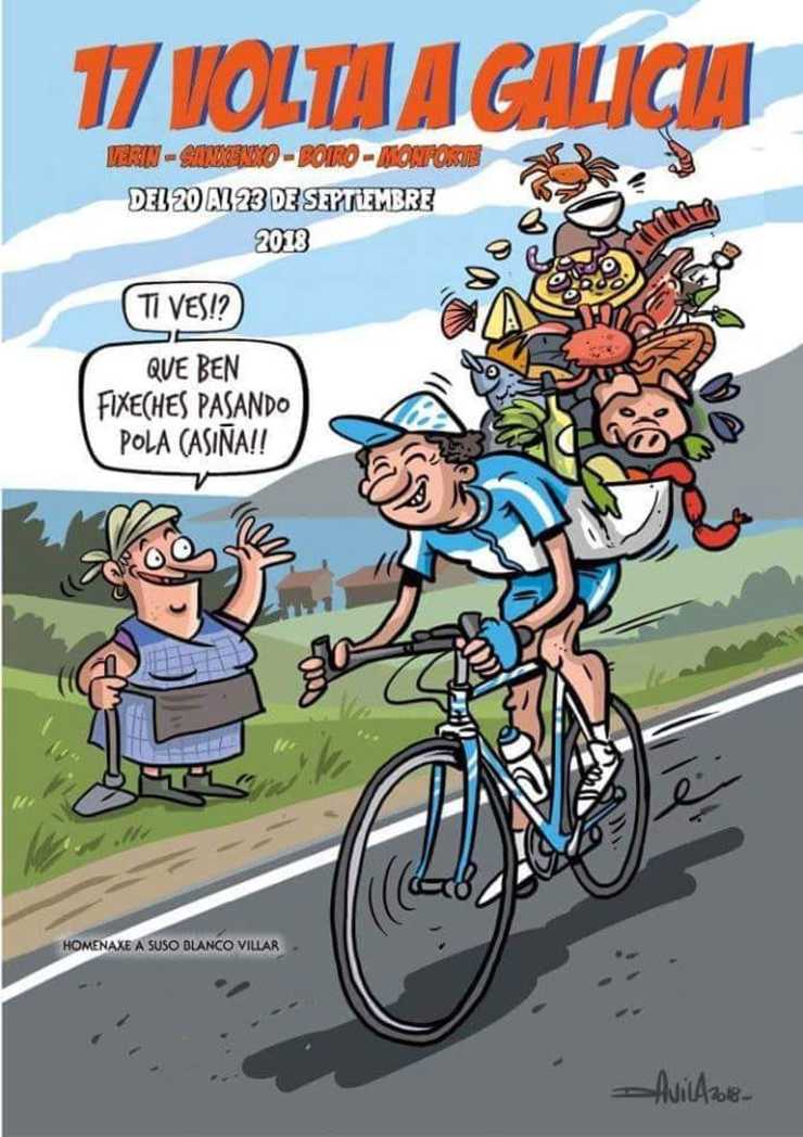 Cartel oficial 17 Volta a Galicia