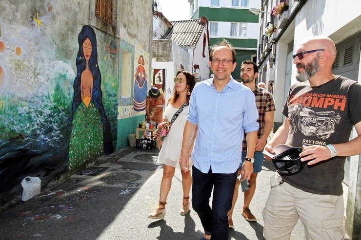 Pé De Foto: Ou Secretario Xeral De Cultura Visita As Clases Maxistrais De Grafit. XUNTA DE GALICIA 