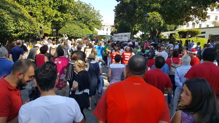 Manifestación en defensa da comarca de Ordes.. PLATAFORMA NON EÓLICOS EN ORDES