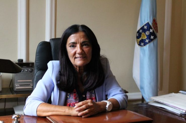 Isabel Rodríguez, no seu despacho da subdelegación do Goberno 