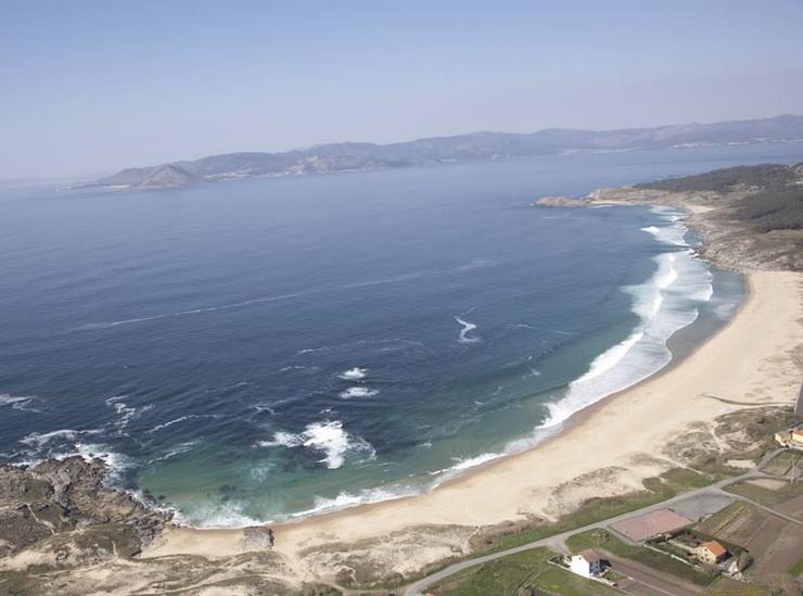 Praia de Queiruga, en Porto do Son 