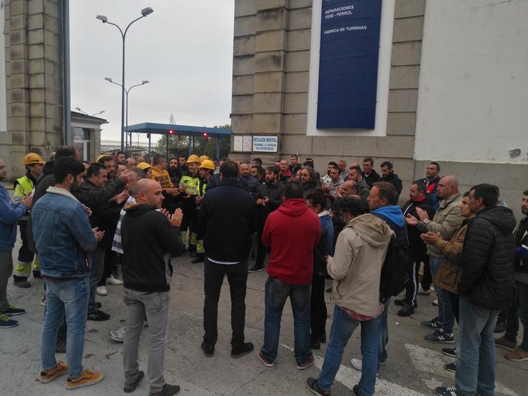 Os traballadores da UTE Tecman-Rayma suspenden a folga en Ferrol / Europa Press