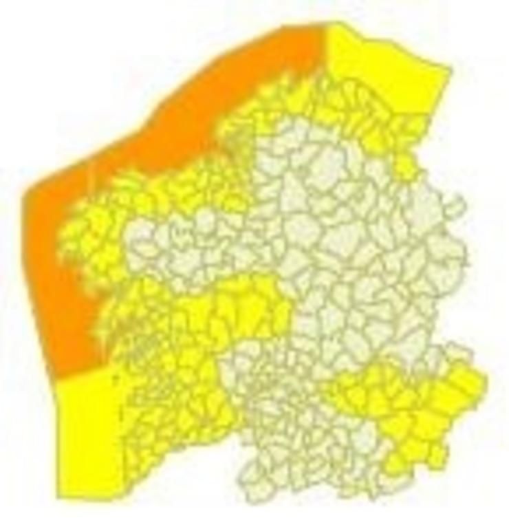 Avisos meteorolóxicos para o mércores 16 de outubro en Galicia.. METEOGALICIA 