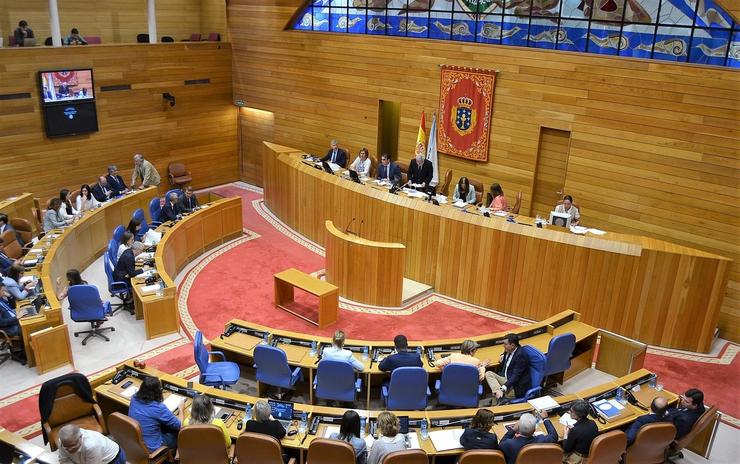 Hemiciclo do Parlamento de Galicia. PARLAMENTO - Arquivo
