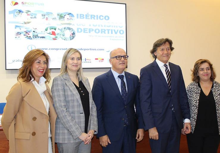 Presentación do 1º Congreso Ibérico de Turismo Deportivo. Fonte:Prensa Expourense