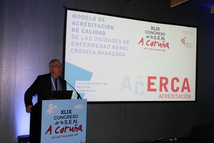 Presentación do primeiro modelo de acreditación da calidade das Unidades ERCA, proposto pola Sociedade Española de Nefrología (SEN). SEN / Europa Press