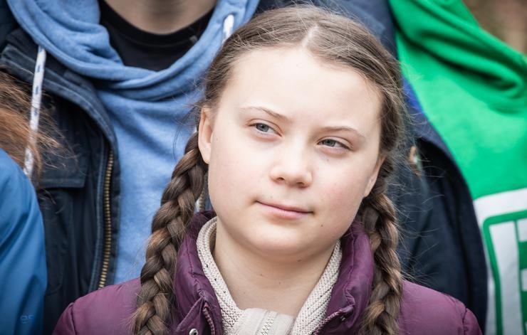 FILED - 29 March 2019, Berlin: Swedish environmental activist Greta Thunberg participates in a climate demonstration 'Fridays for Future'. Greta Thunberg to hitch a ride to Europe with Australian Youtube influencers. Photo: Michael Kappeler/dpa. Michael Kappeler/dpa - Arquivo / Europa Press