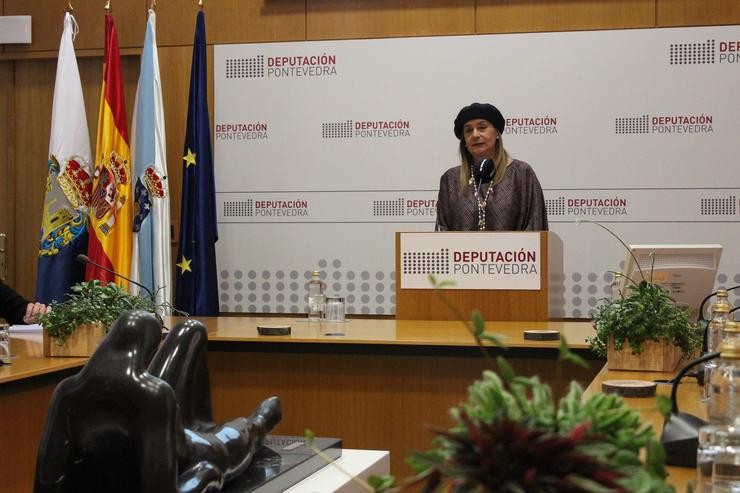 A presidenta da Deputación de Pontevedra, Carmela Silva.. DEPUTACIÓN DE PONTEVEDRA