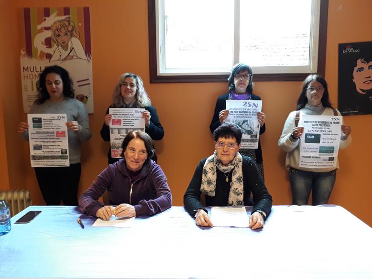 Imaxe da rolda de prensa de Feminismo Unitario de Vigo.. PEDRO DAVILA-EUROPA PRESS / Europa Press