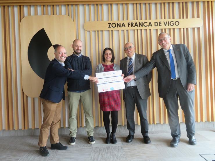 Imaxe da entrega de diplomas deste mércores.. ZONA FRANCA / Europa Press