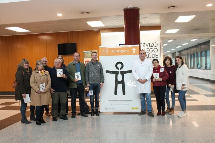 Cogami lanza unha campaña en Santiago para concienciar sobre a discapacidade orgánica. COGAMI / Europa Press
