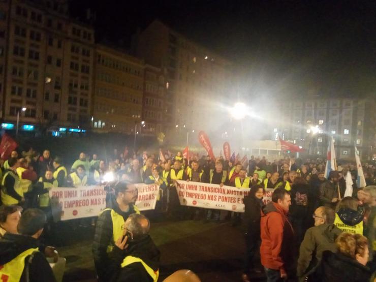 Manifestación este xoves 29 de novembro en Ferrol polo futuro industrial 