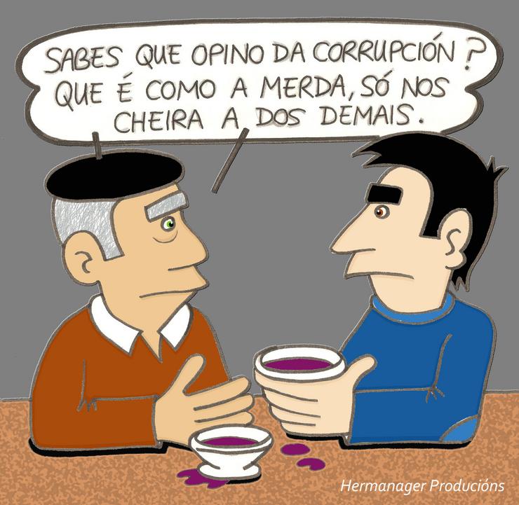 Hermanager Humor-Corrupción Merda