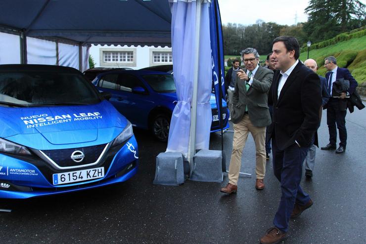 O presidente da Deputación, Valentín González Formoso, participa nunhas xornadas sobre mobilidade eléctrica. DEPUTACIÓN DA CORUÑA / Europa Press