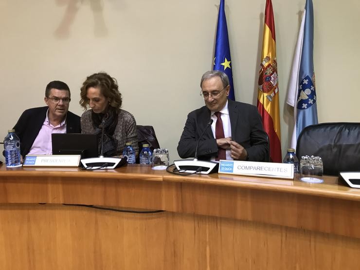 O director da CRTVG, Alfonso Sánchez Izquierdo, comparece no Parlamento de Galicia 