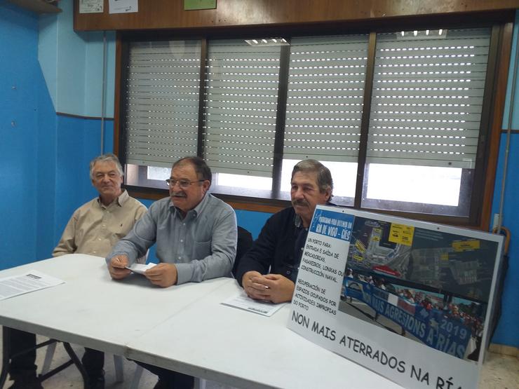 Membros da Plataforma en Defensa dá Ría de Vigo. PAULA XUSTO-EUROPA PRESS / Europa Press