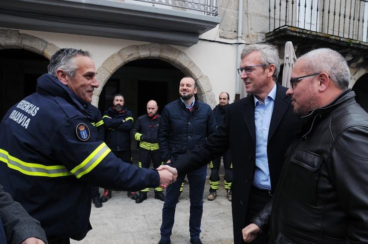 Alfonso Rueda entrega tres novos vehículos aos GES de Ribadavia, Muíños e O Barco.. XUNTA