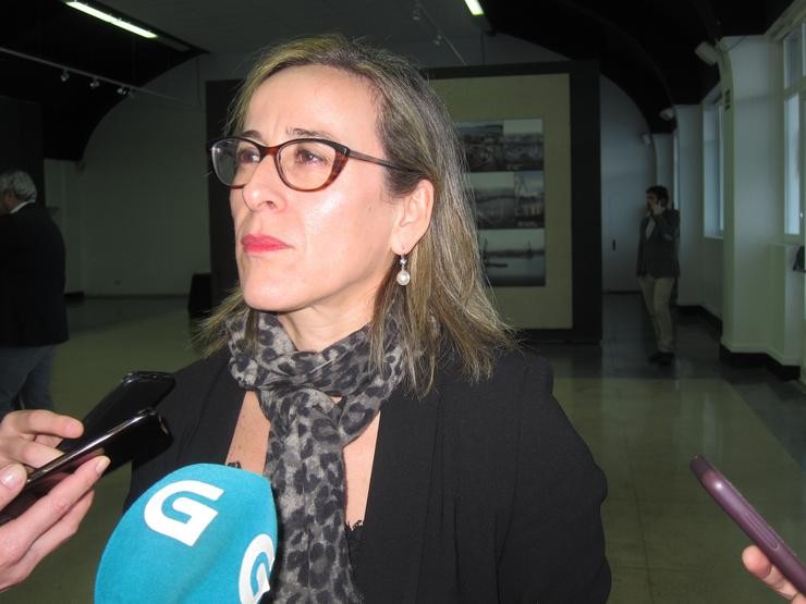 A conselleira de Infraestruturas de Mobilidade, Ethel Vázquez, este martes en Vigo