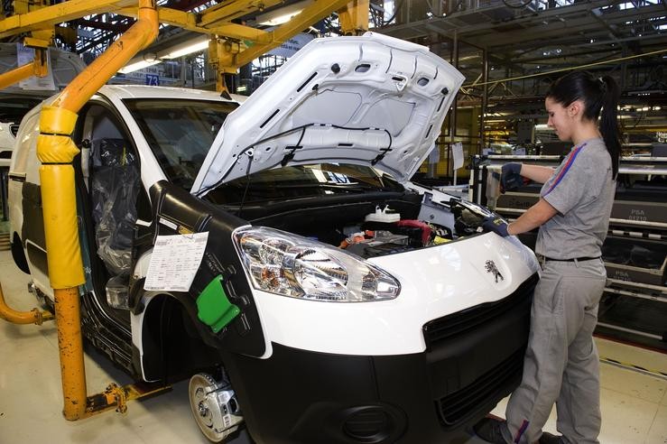 Produción do Peugeot Partnet eléctrico en Vigo 